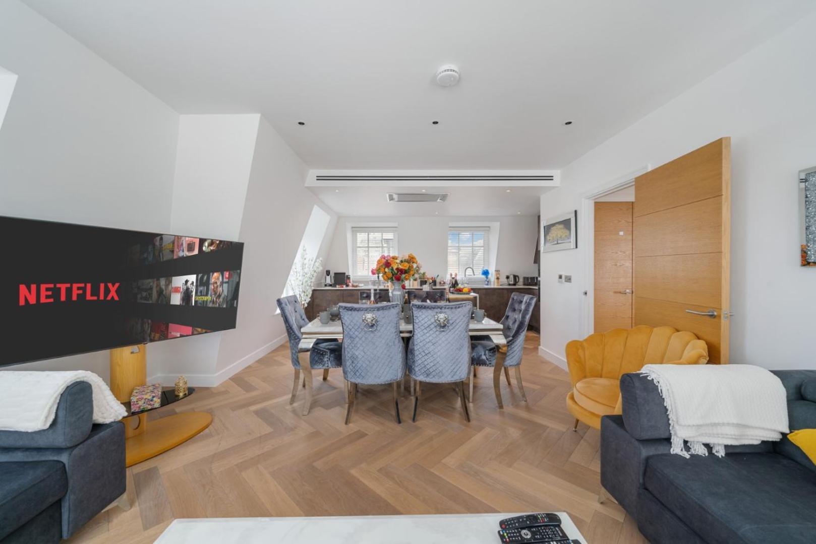 Elegant 3-Bedroom Penthouse In Marble Arch 70 Londen Buitenkant foto