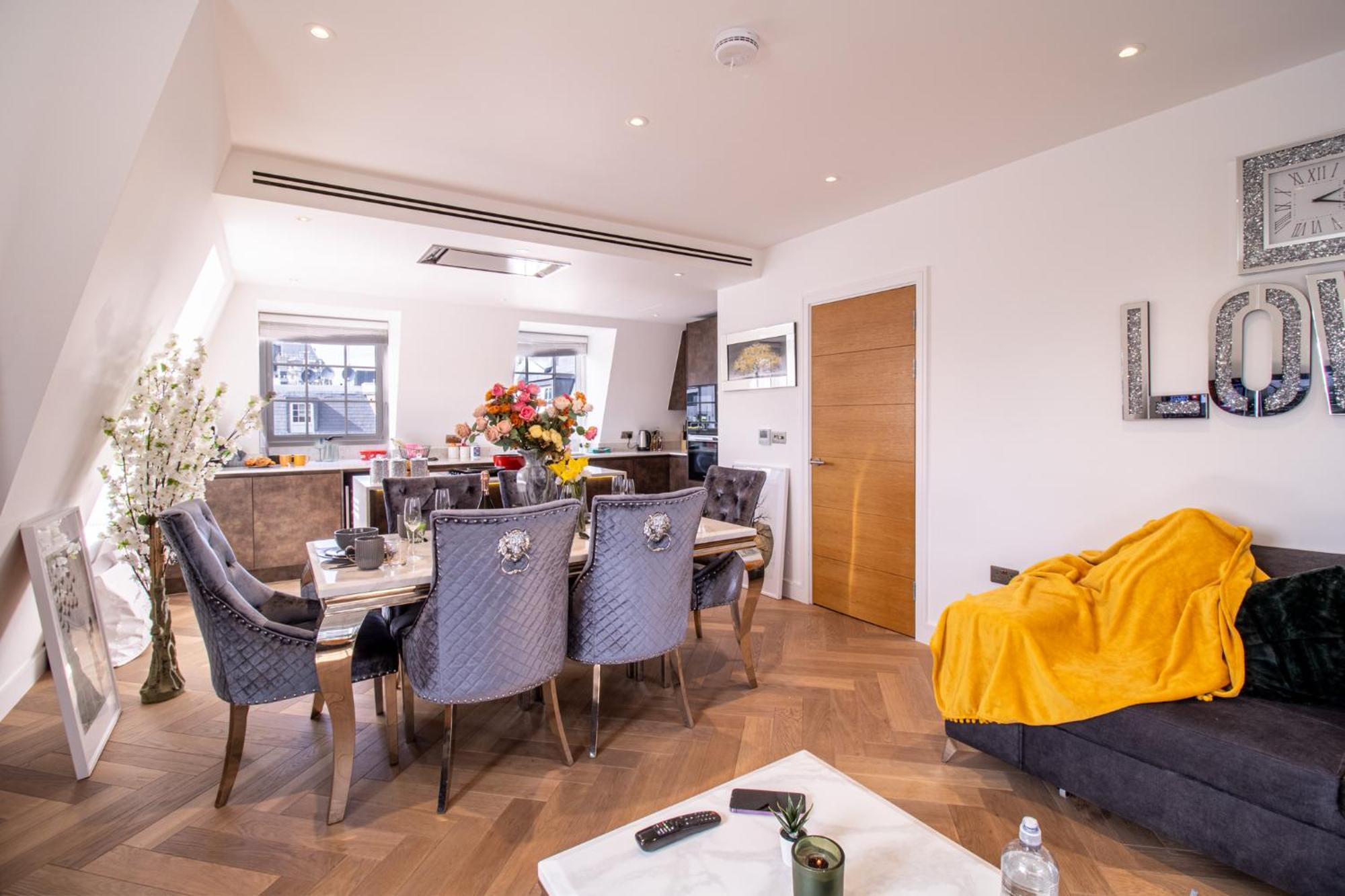 Elegant 3-Bedroom Penthouse In Marble Arch 70 Londen Buitenkant foto