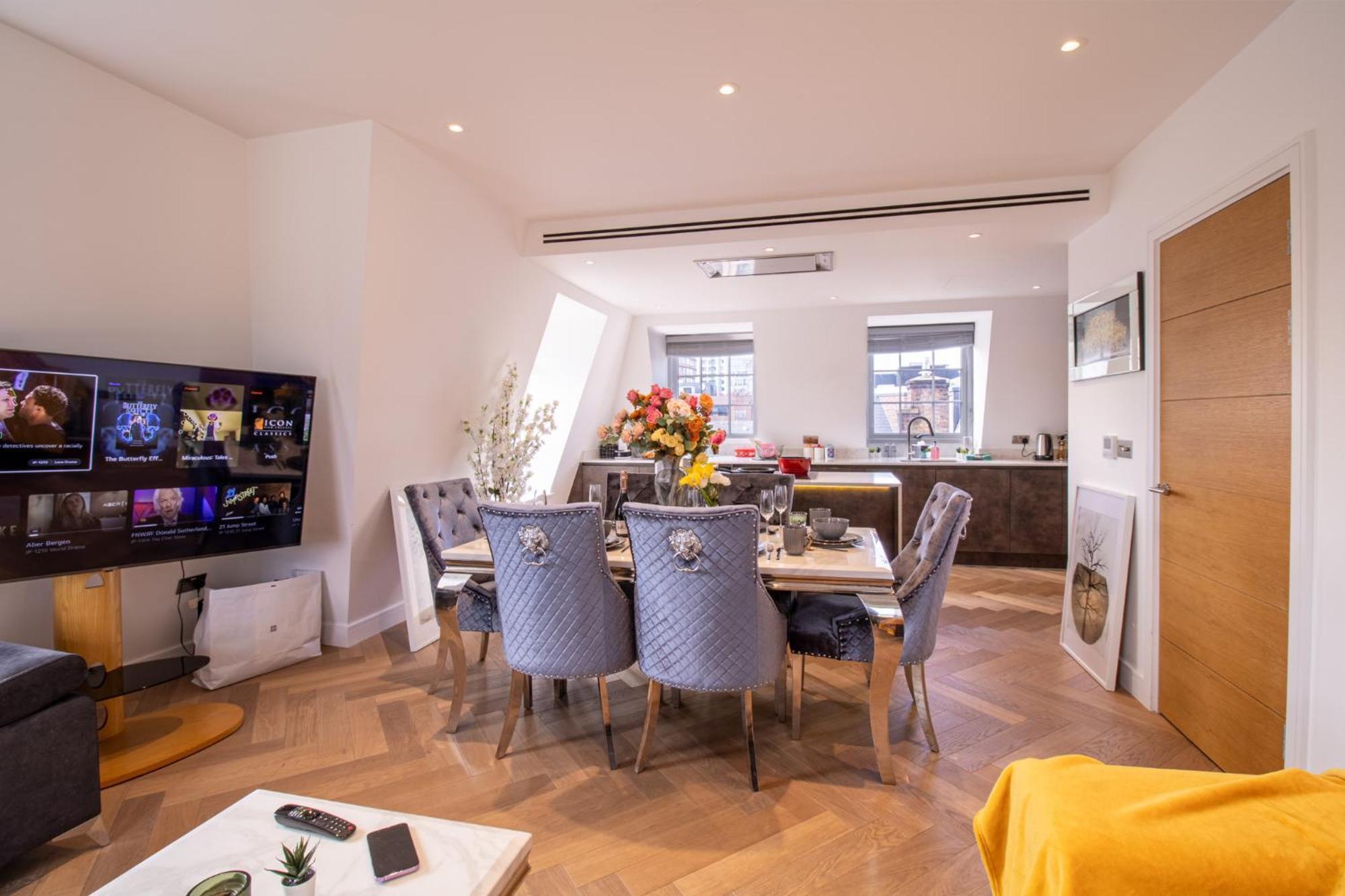 Elegant 3-Bedroom Penthouse In Marble Arch 70 Londen Buitenkant foto