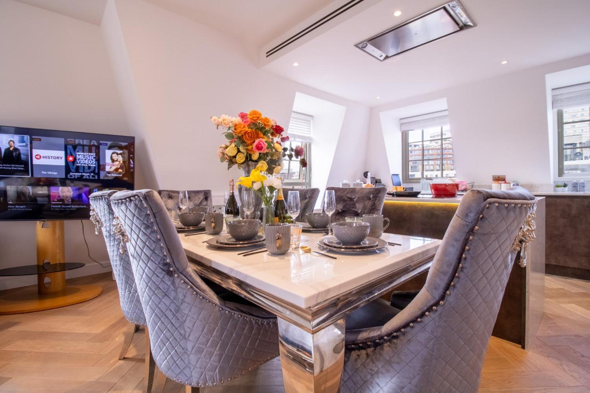 Elegant 3-Bedroom Penthouse In Marble Arch 70 Londen Buitenkant foto