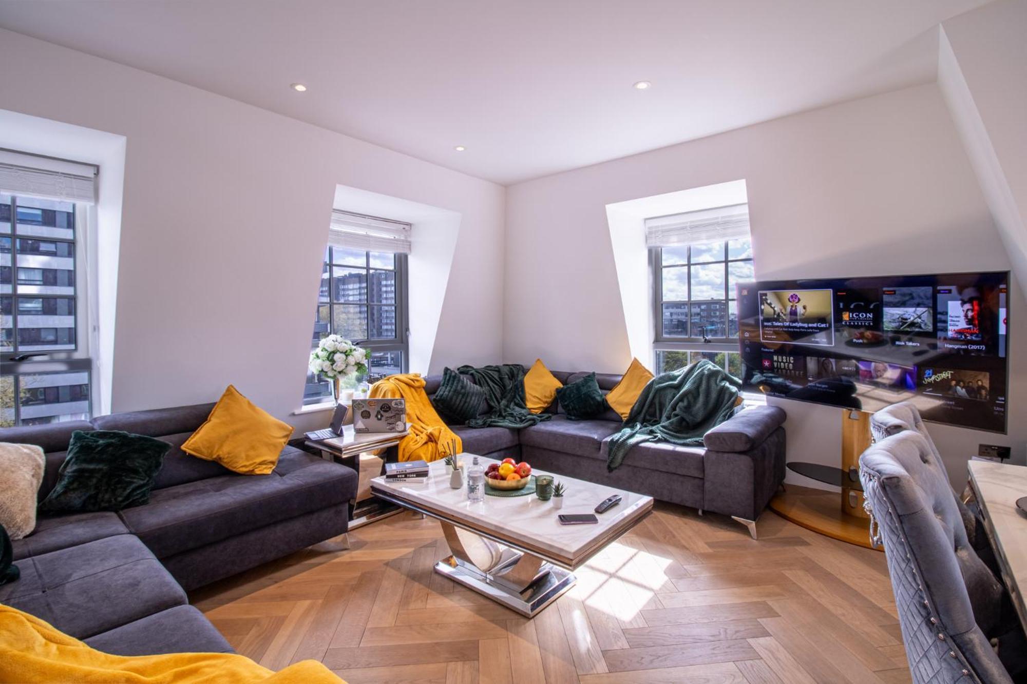 Elegant 3-Bedroom Penthouse In Marble Arch 70 Londen Buitenkant foto