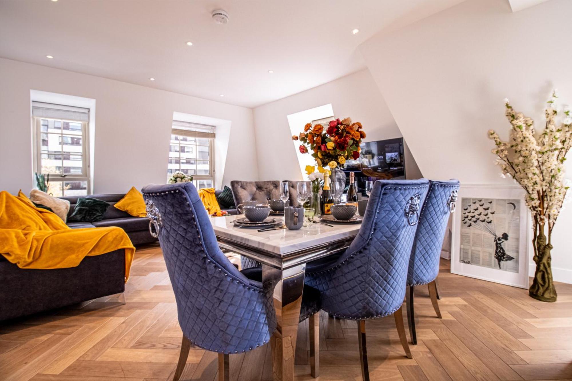 Elegant 3-Bedroom Penthouse In Marble Arch 70 Londen Buitenkant foto