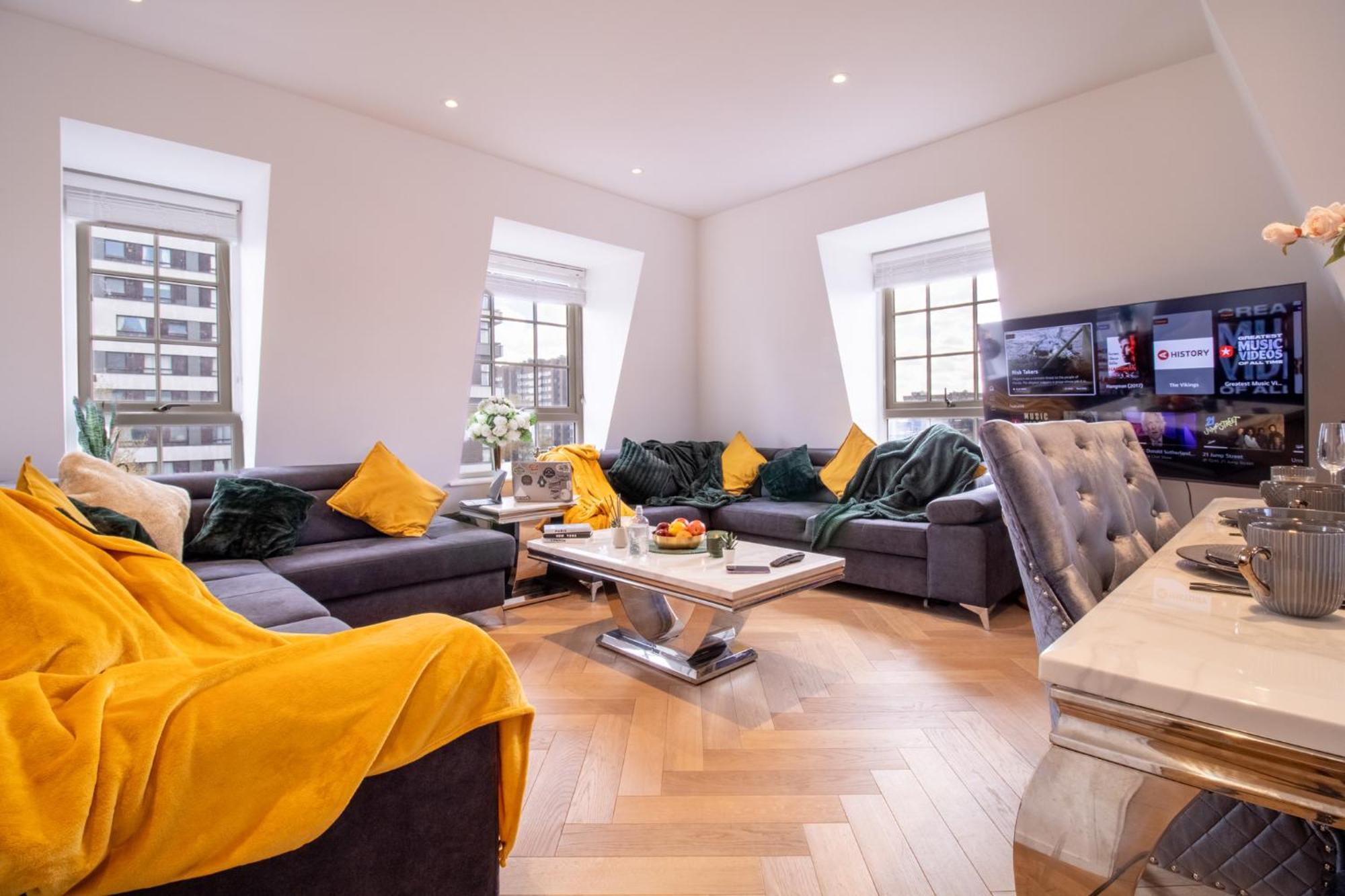 Elegant 3-Bedroom Penthouse In Marble Arch 70 Londen Buitenkant foto